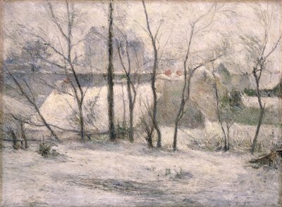 Winter Landscape, 1879 by Paul Gauguin
